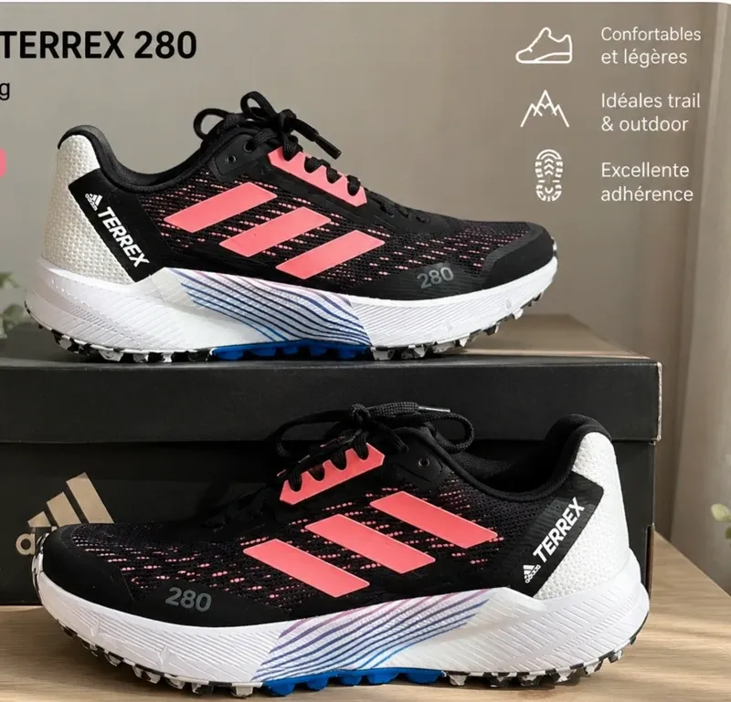 Used Adidas Terrex Agravic Flow 2W Running Shoes