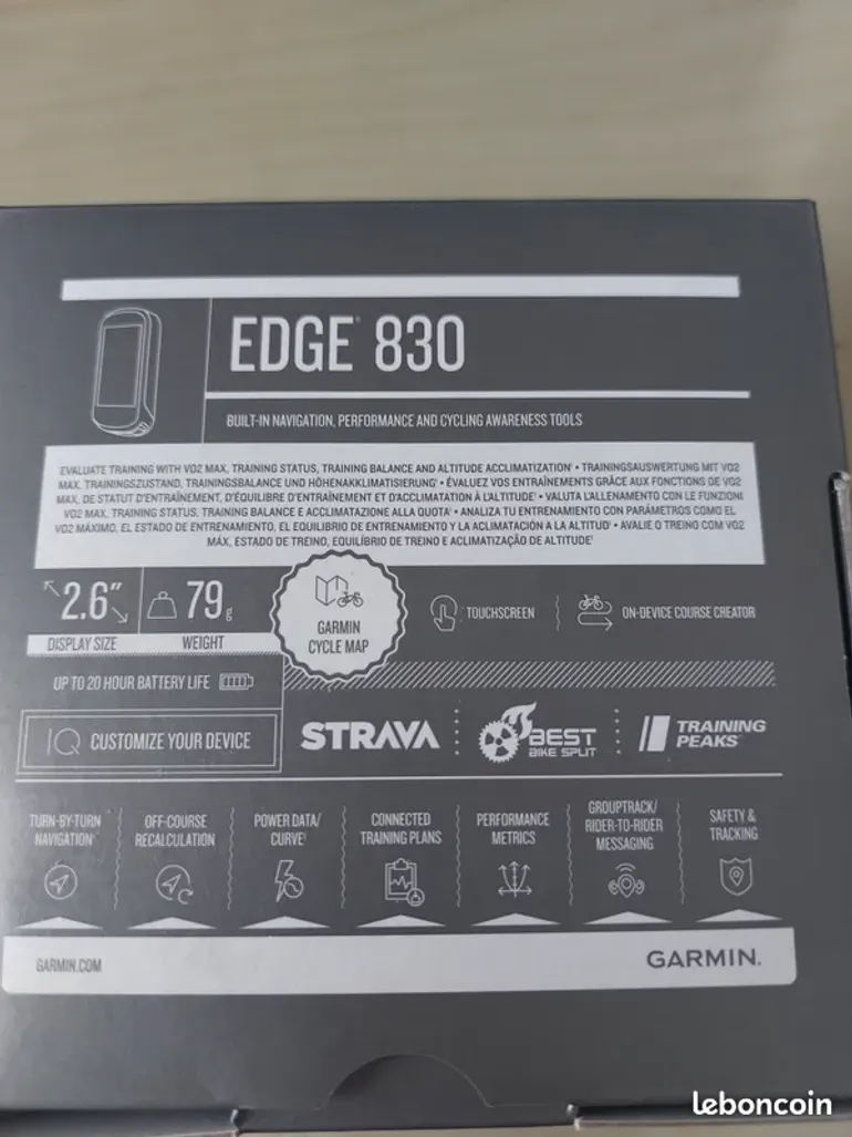 Used Garmin Edge 830 bike — image 10 of 12