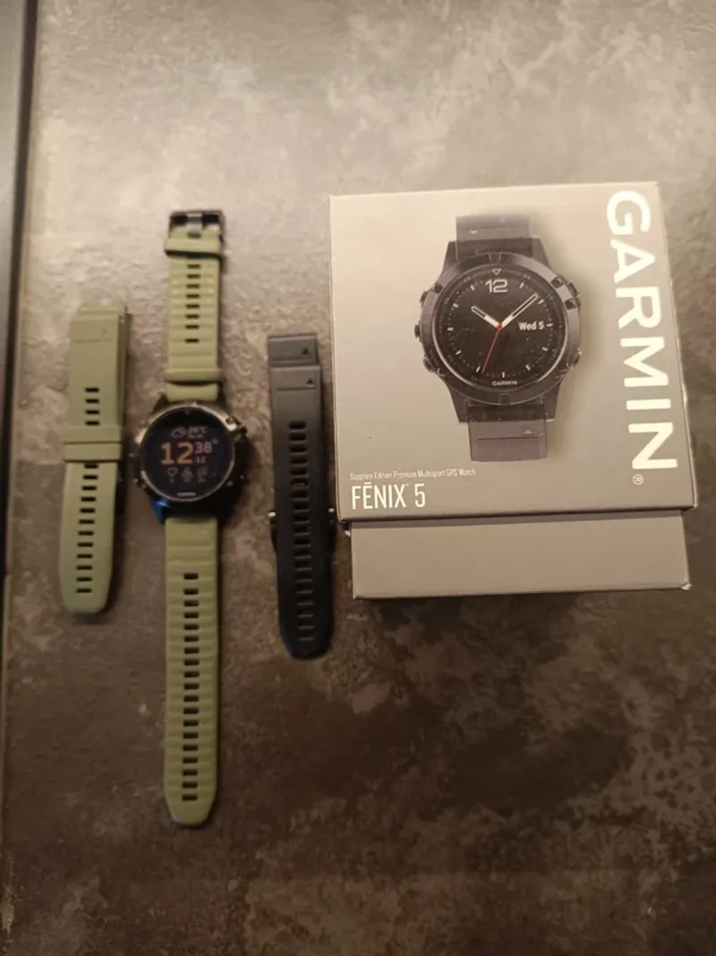 Used Garmin Fenix 5 Sapphire Electronics