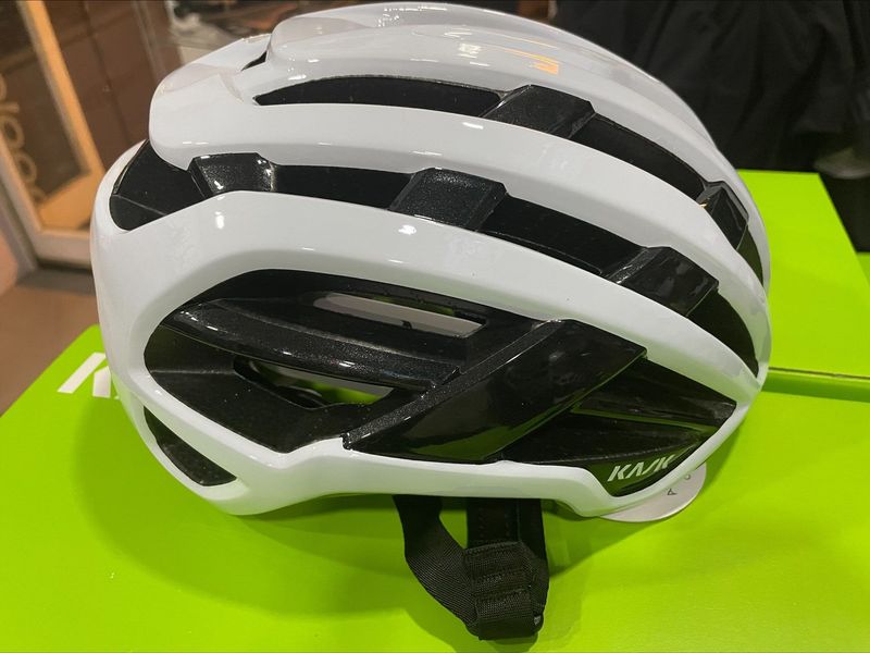 Used Kask VALEGRO BLANCO BRILLO TALLA M NUEVO Cycling Accessories
