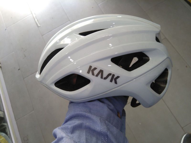 Used Kask MOJITO BLANCO BRILLO TALLA M NUEVO Cycling Accessories