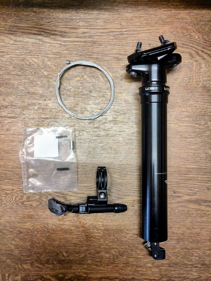 Used Kind Shock KS Rage i Dropper 31, 6 / 100mm + KS Southpaw Remote Saddles & Seatposts