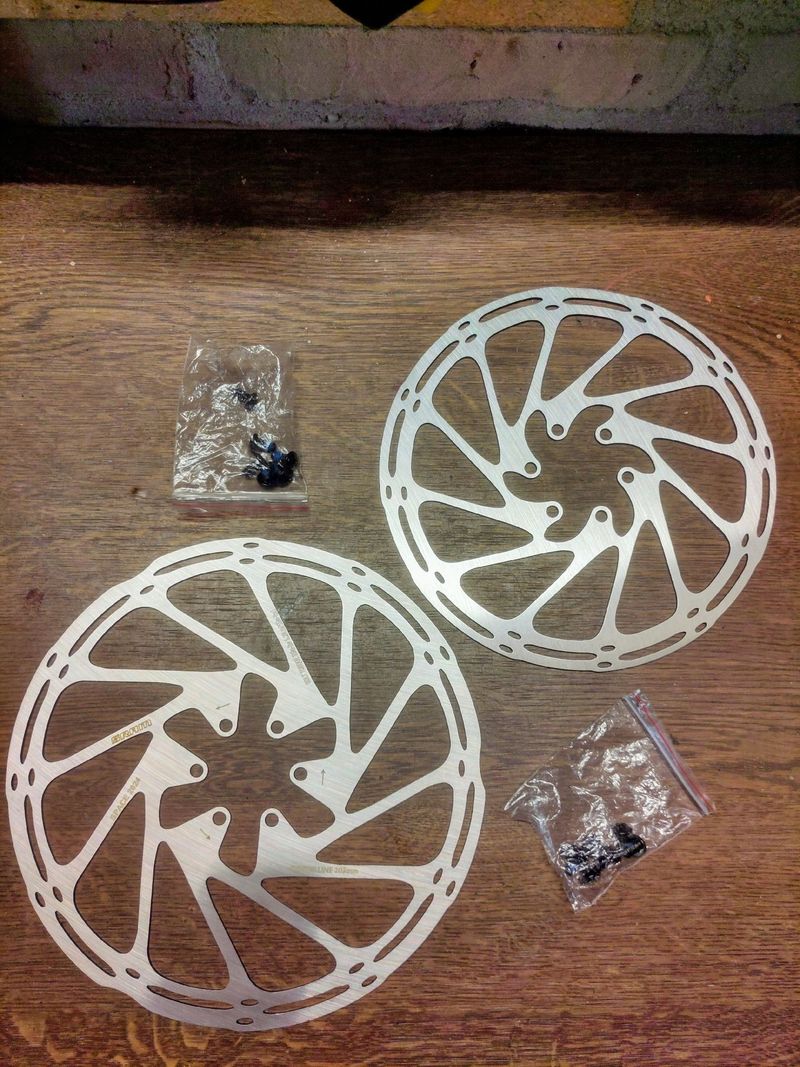 Used Sram Centerline 180mm & 203mm Brakes