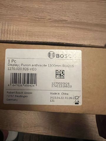 Brugt Bosch Bosh Purion bike — billede 1 af 2