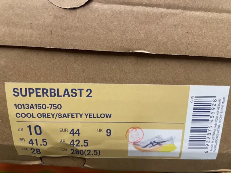 Używany Asics Superblast 2 bike — zdjęcie 4 z 4