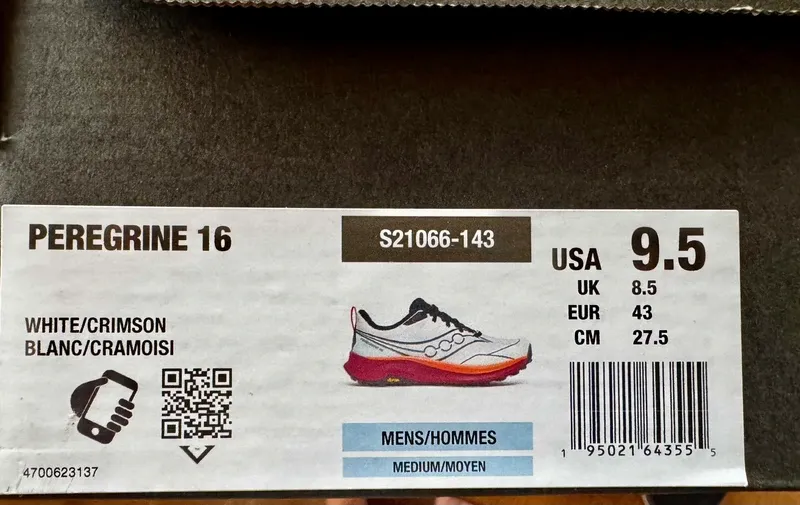 Brugt Saucony Peregrine 16 Running Shoes