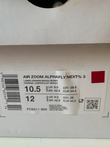Used Orange AIR Zoom Alphafly bike — image 5 of 5