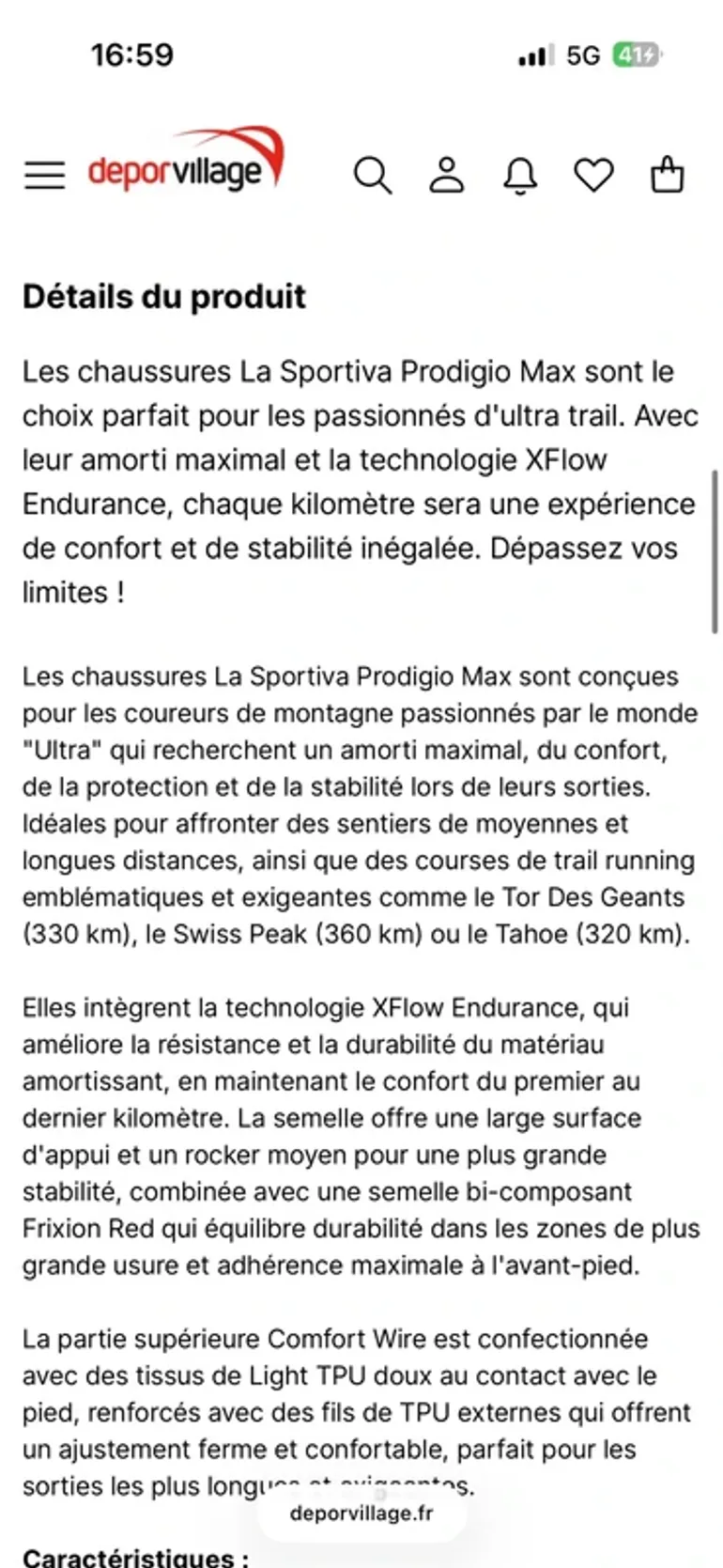 Tweedehands La Sportiva Prodigio Max bike — afbeelding 7 van 9
