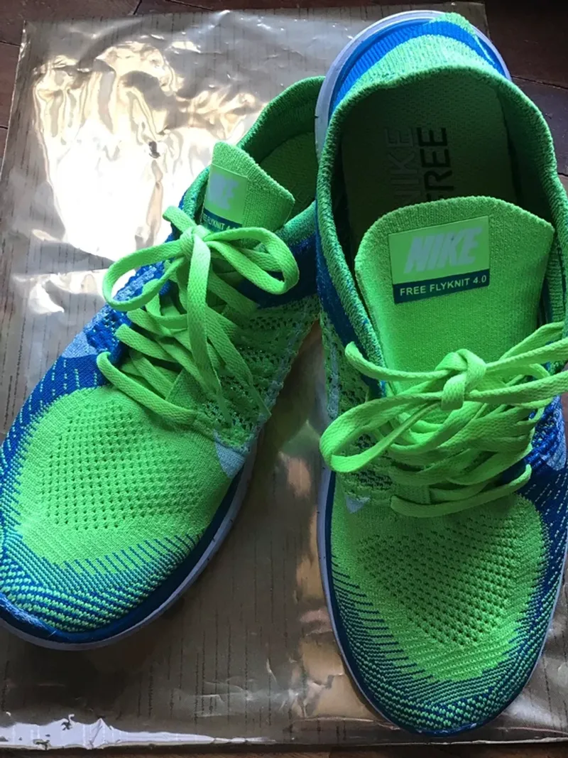 Used Nike Free Flyknit 4.0 Running Shoes