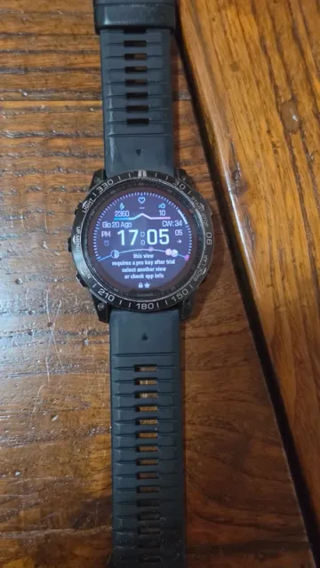 Used Garmin Fenix 7X Sapphire Solar bike — image 1 of 5