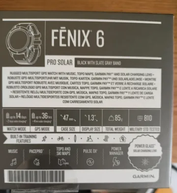 Použité Garmin Fenix 6 Pro Solar bike — obrázek 5 z 6