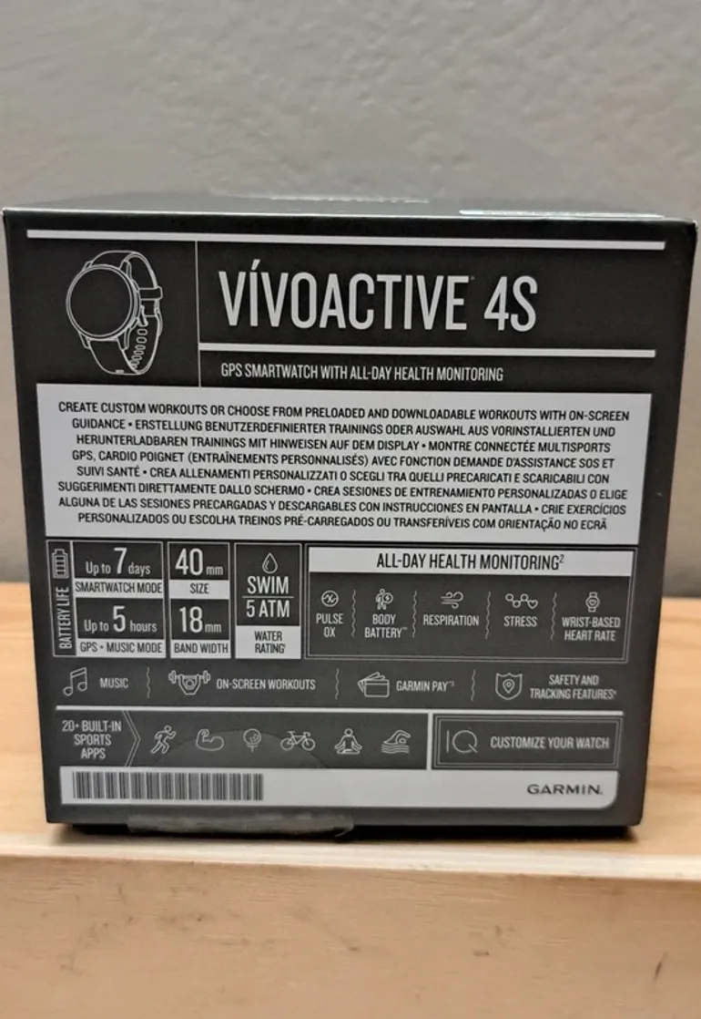 Used Garmin Vivoactive 4S bike — image 9 of 10