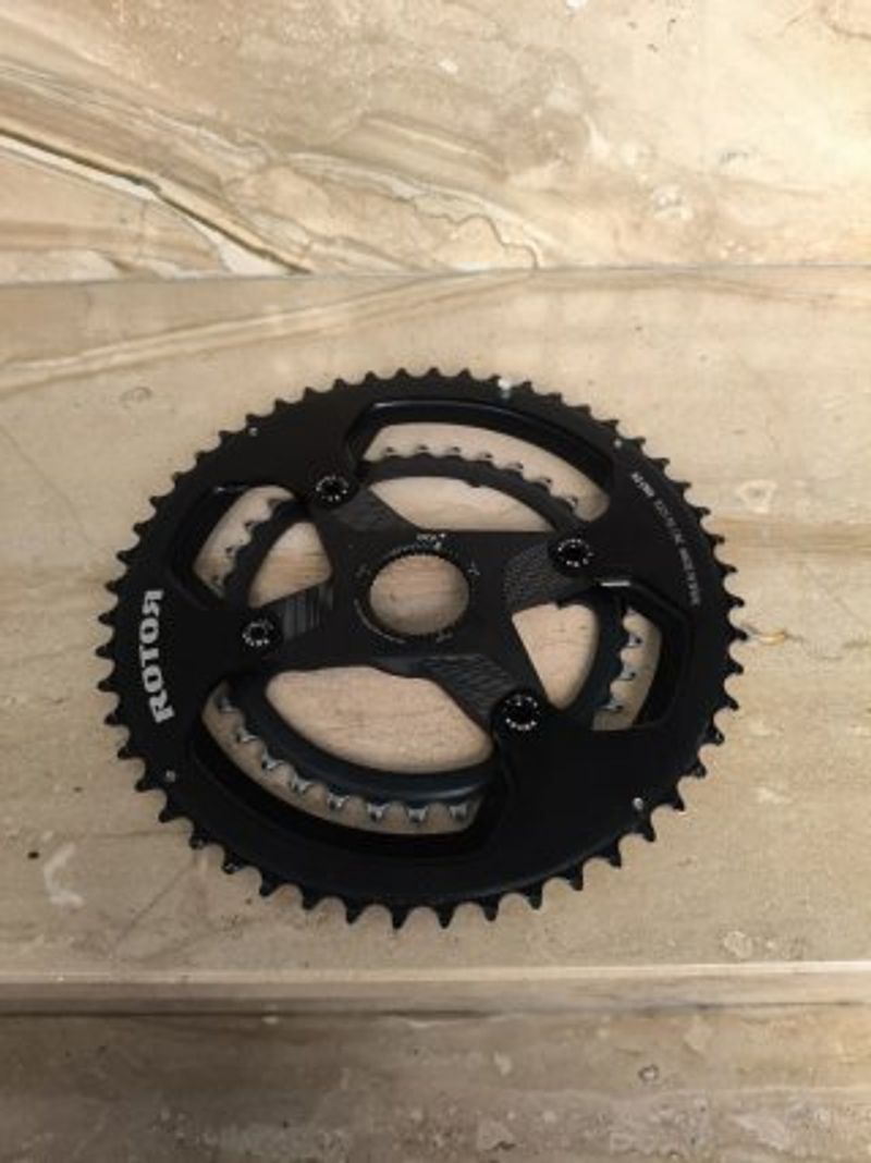 Used Shimano Rotor 52/36 Drivetrain & Pedals