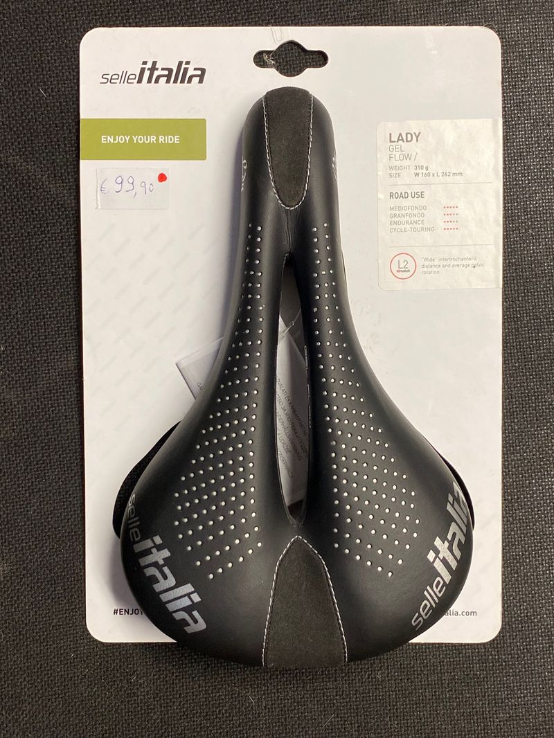 Brugt Selle Italia Lady Gel Flow Saddle Saddles & Seatposts