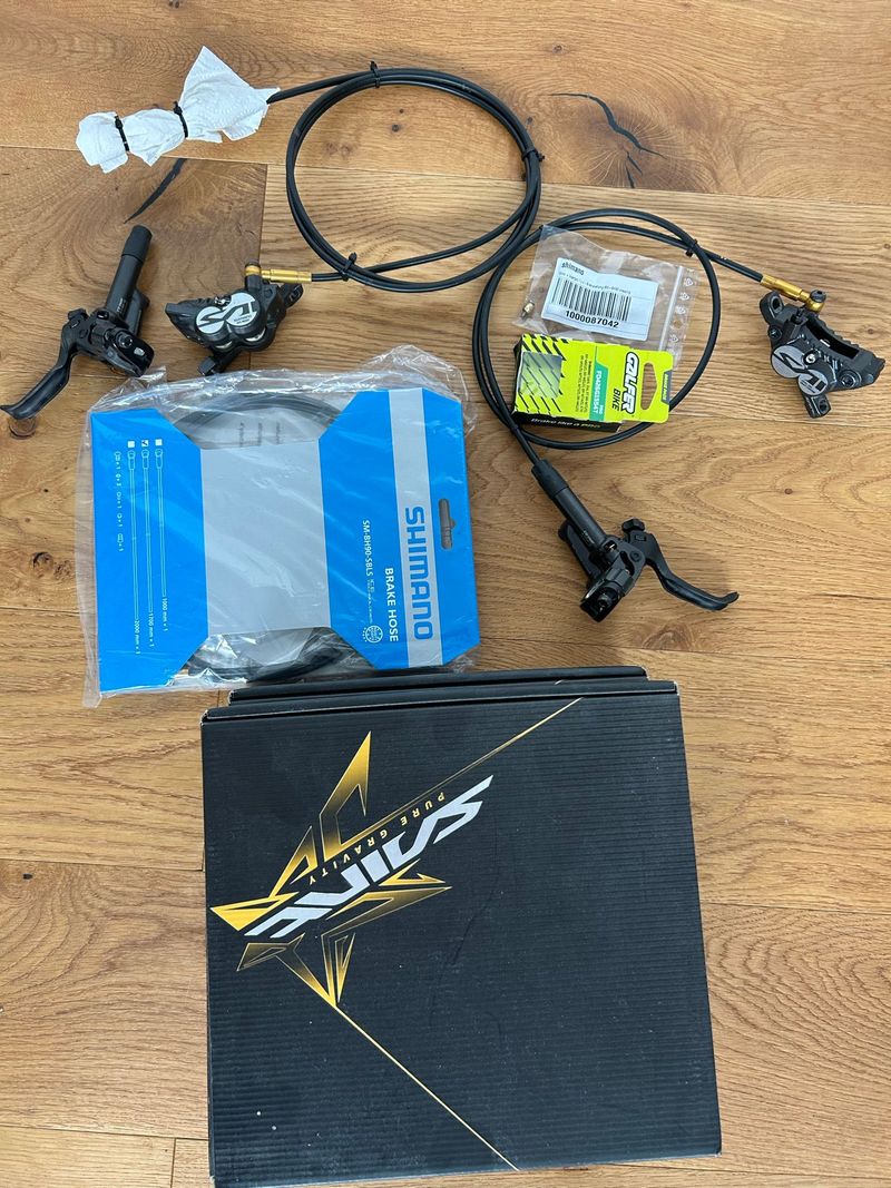 Brugt Shimano Saint Brakes Set 2023 Brakes