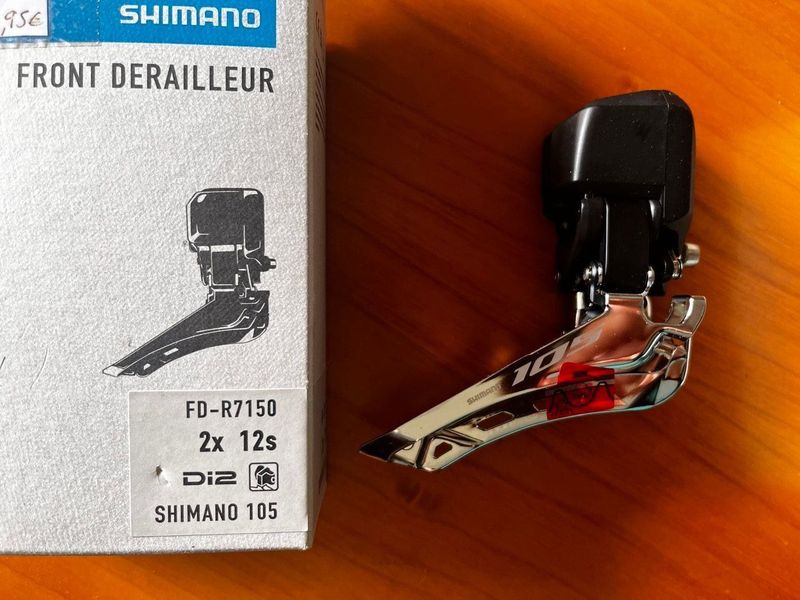 Used Shimano FD-R7150 Di2 105 Drivetrain & Pedals