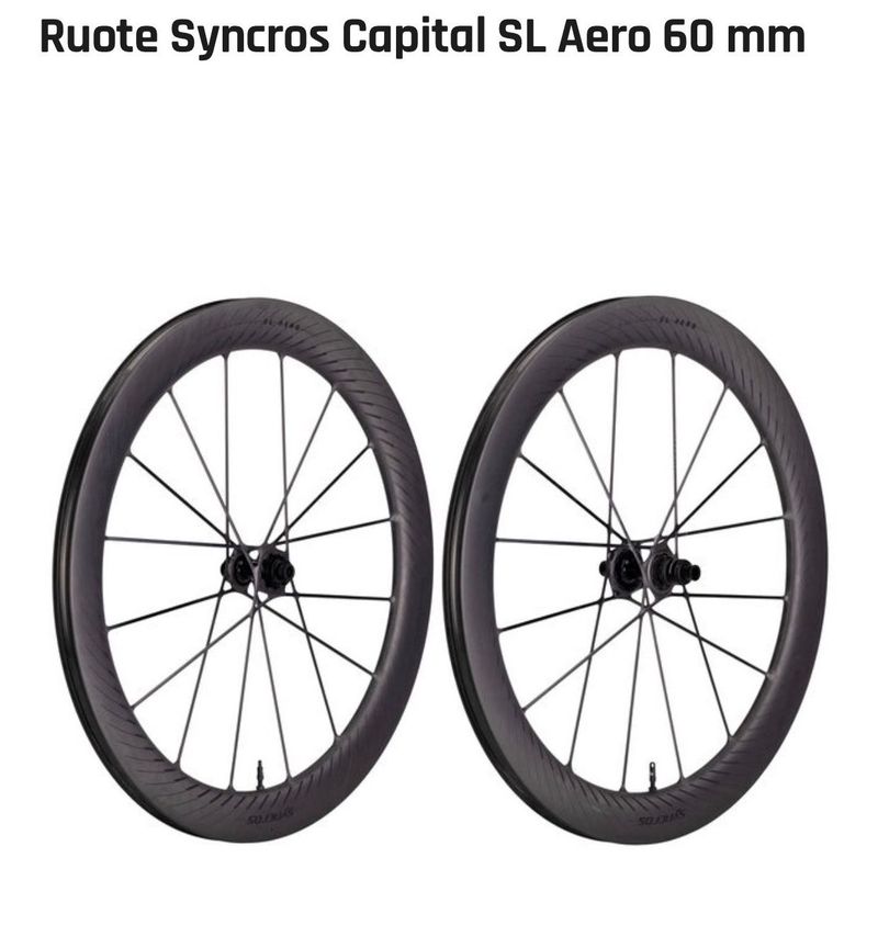 Brugt Syncros Capital SL Aero 60mm Wheelset Wheels