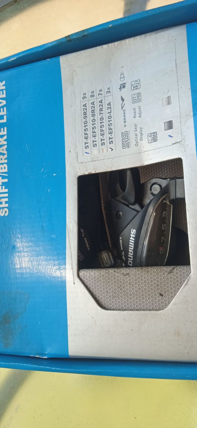 Gebrauchtes Shimano EF510 3x9v Shifter Set Drivetrain & Pedals