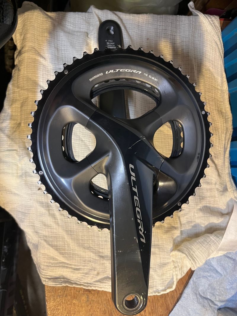 Shimano Ultegra FC-R8000 Drivetrain & Pedals usato