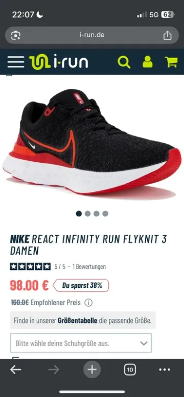 Used Nike React Infinity Run bike — image 2 of 15