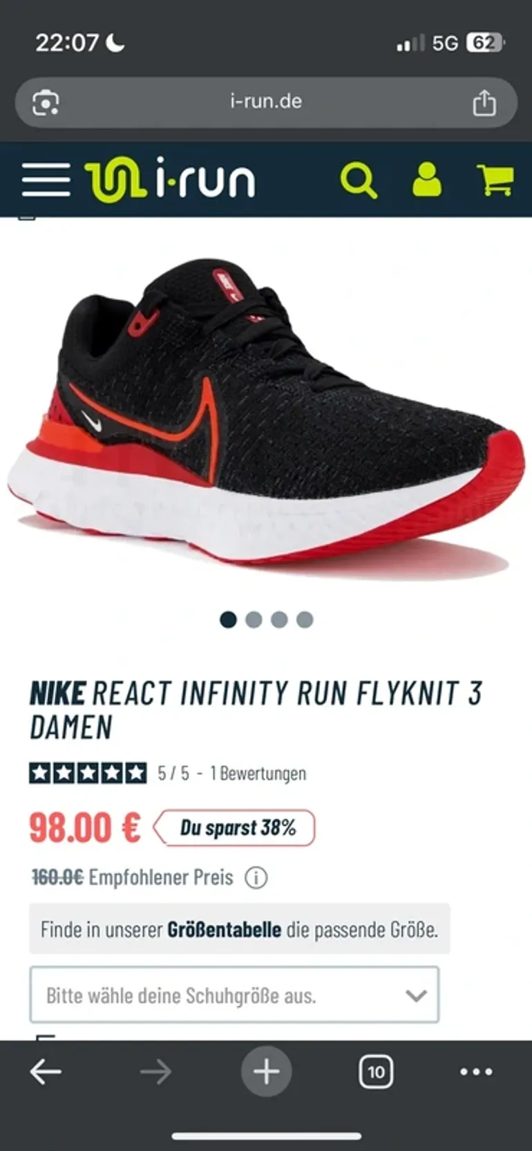 Used Nike React Infinity Run bike — image 2 of 15