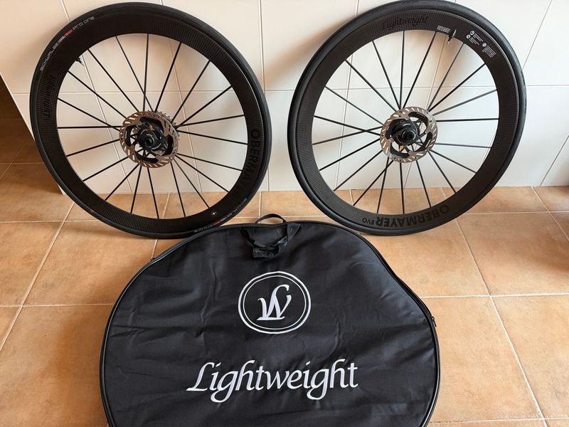 Used Lightweight Ruedas Lightweig Obermayer EVO Schwarz ED 2025 Wheels