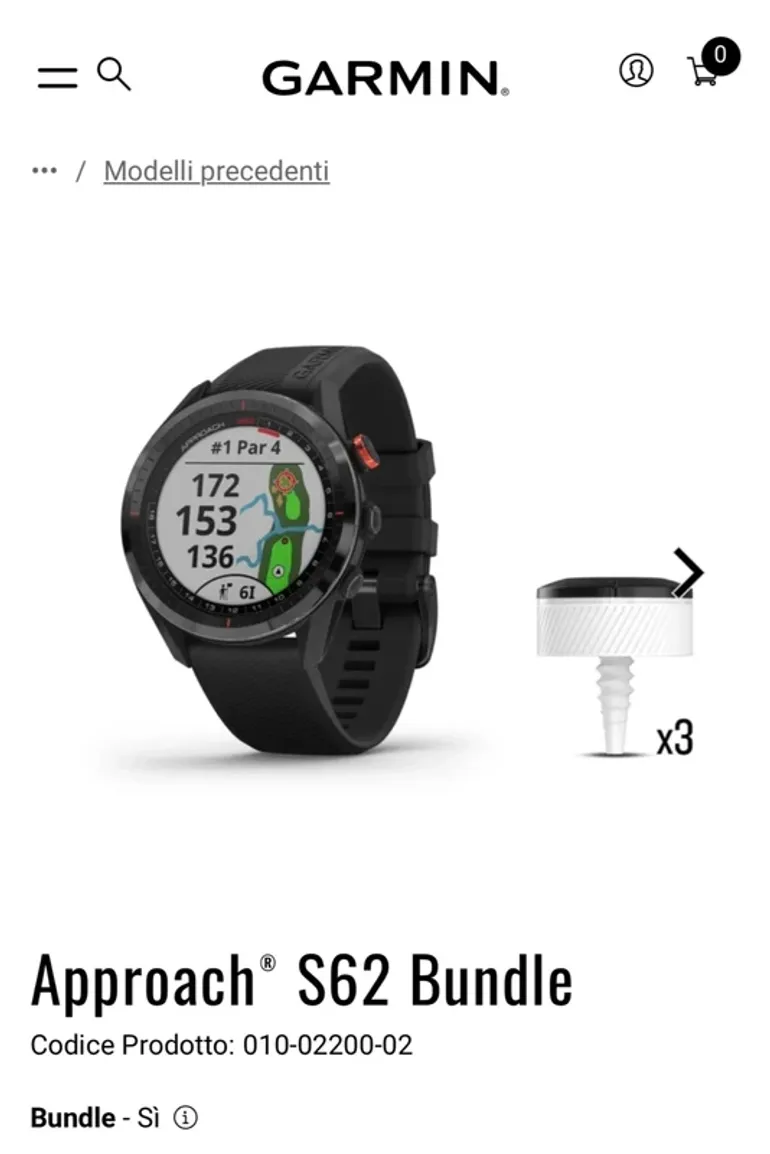 Garmin Approach S62 bike d'occasion — image 6 sur 6