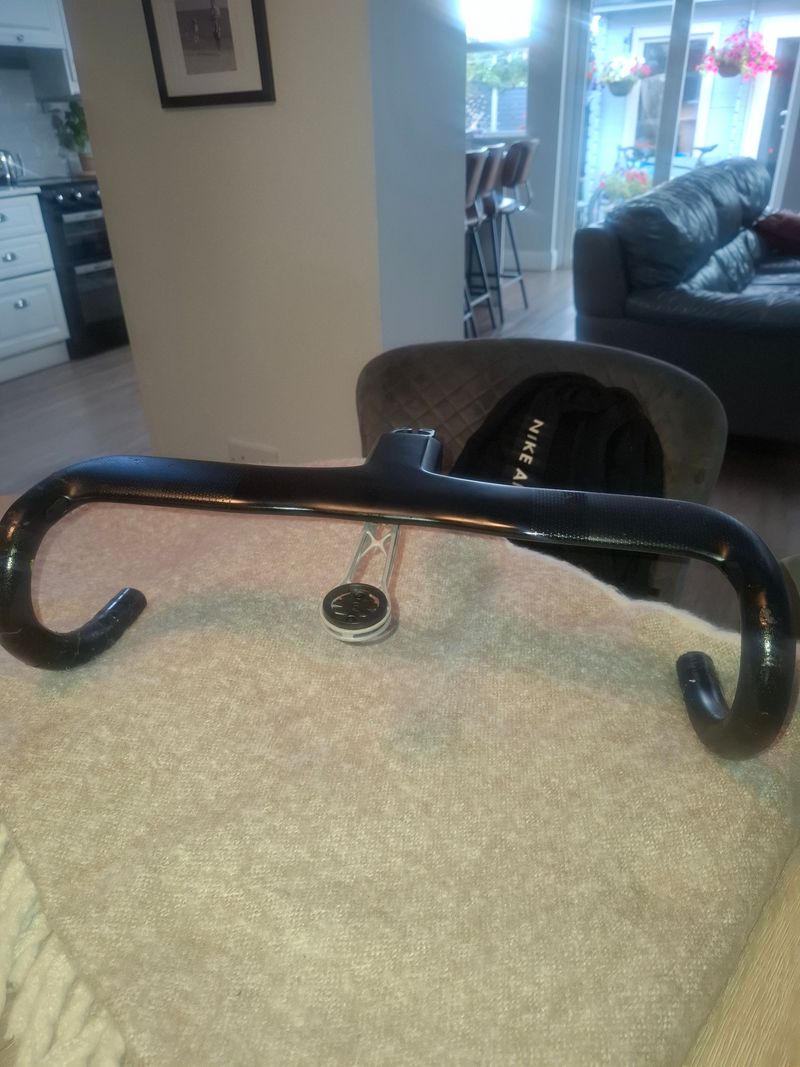 Used Syncros Creston iC SL Aero Handlebar-Stem-Unit - Carbon - black matt | 400mm Cockpit