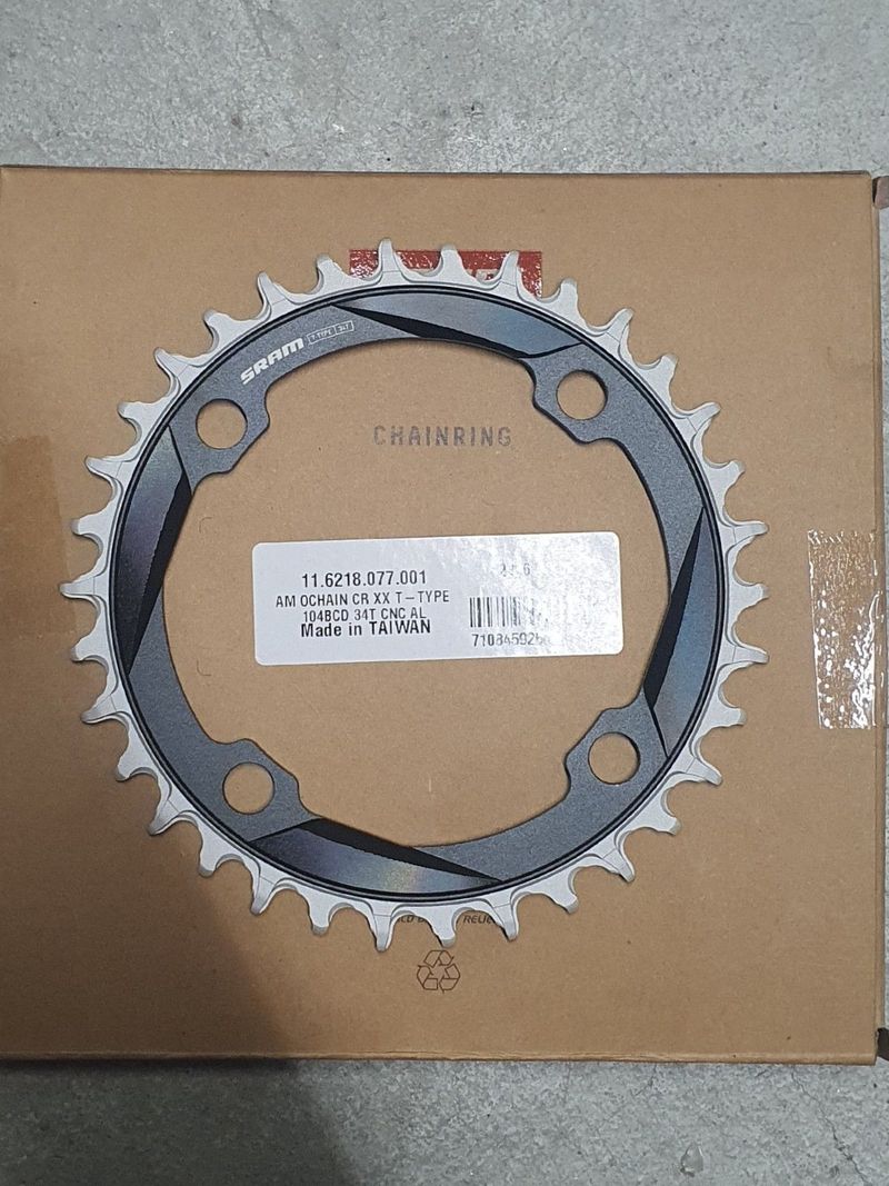 Gebrauchtes Sram XX Ttype 34t 3mm offset x OCHAIN 2026 Drivetrain & Pedals