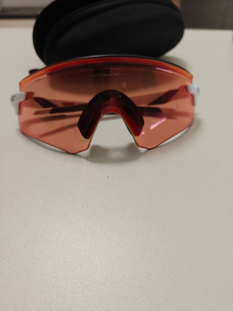 Käytetty Oakley Encoder Matte White lente Prizm Trail Torch Cycling Accessories