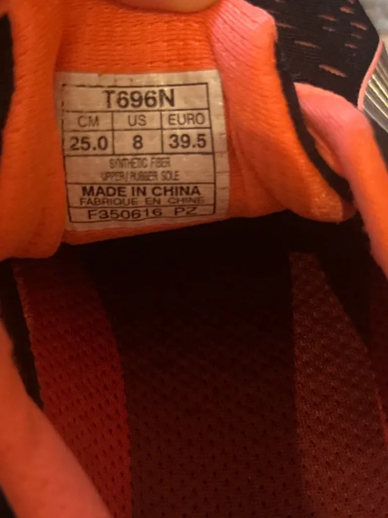 Gebrauchtes Orange ASICS Laufschuhe bike — Bild 6 von 6