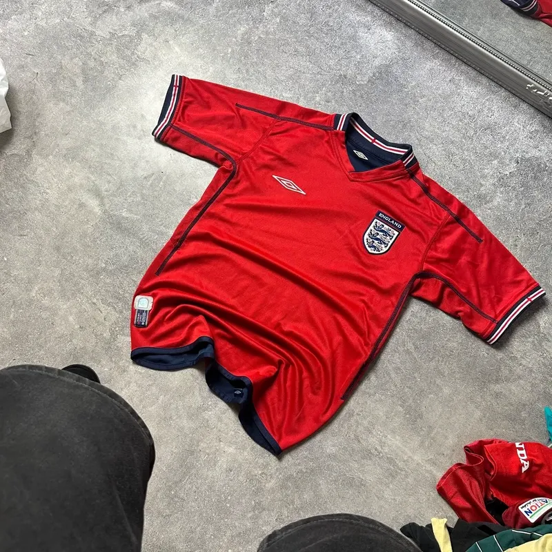 Used Umbro England Reversible Jersey Euro 2004 Ballsport Clothing