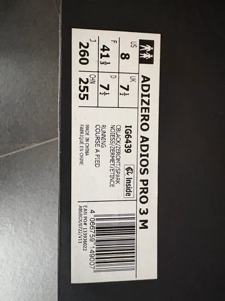 Gebrauchtes Adidas Adizero Adios Pro 3 bike — Bild 8 von 8