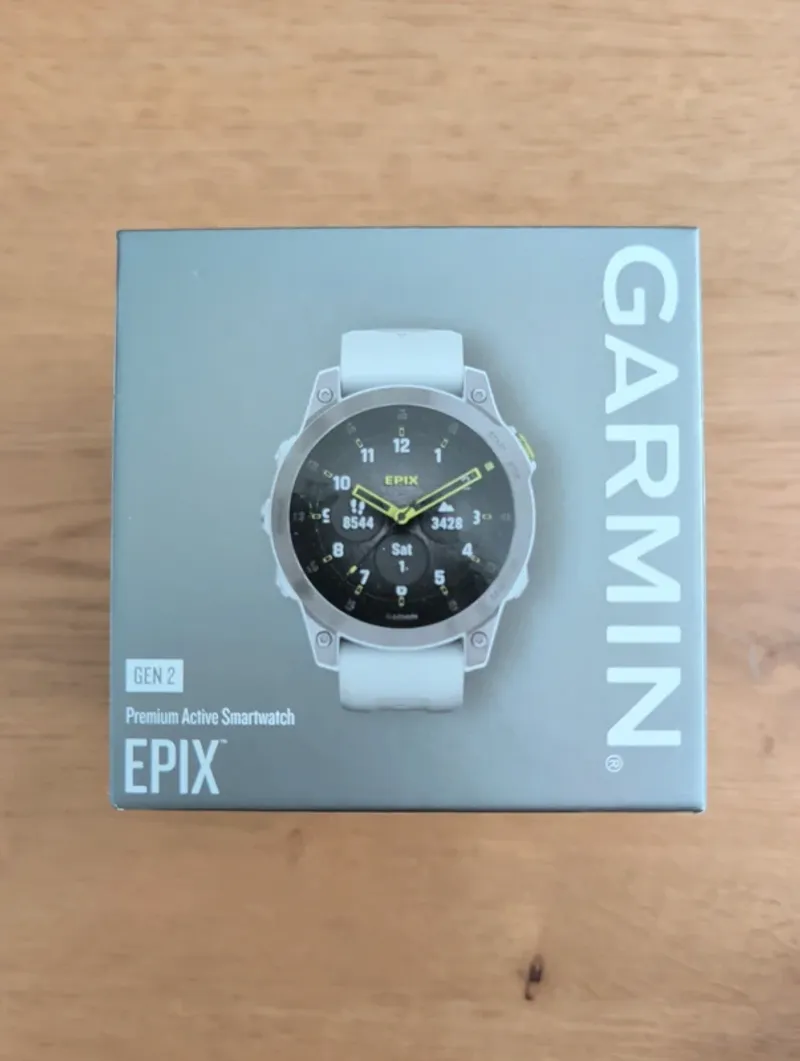 Used Garmin Epix Gen 2 Sapphire Titanium Electronics