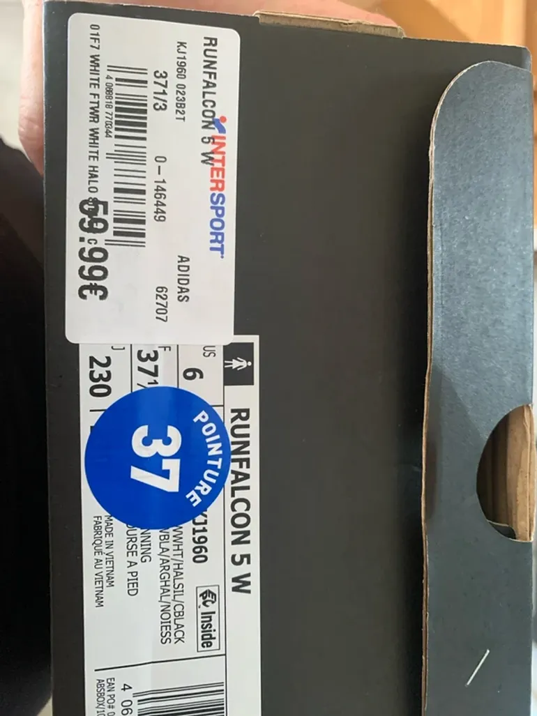 Używany Adidas Runfalcon 5 W bike — zdjęcie 6 z 6