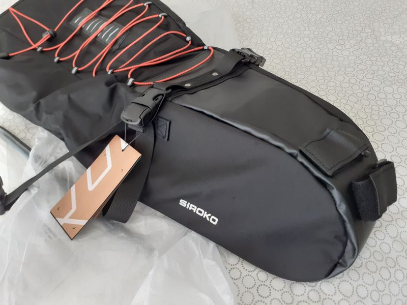 Gebrauchtes Siroko BikePacking Travel Saddle Bag Remote Black Cycling Accessories