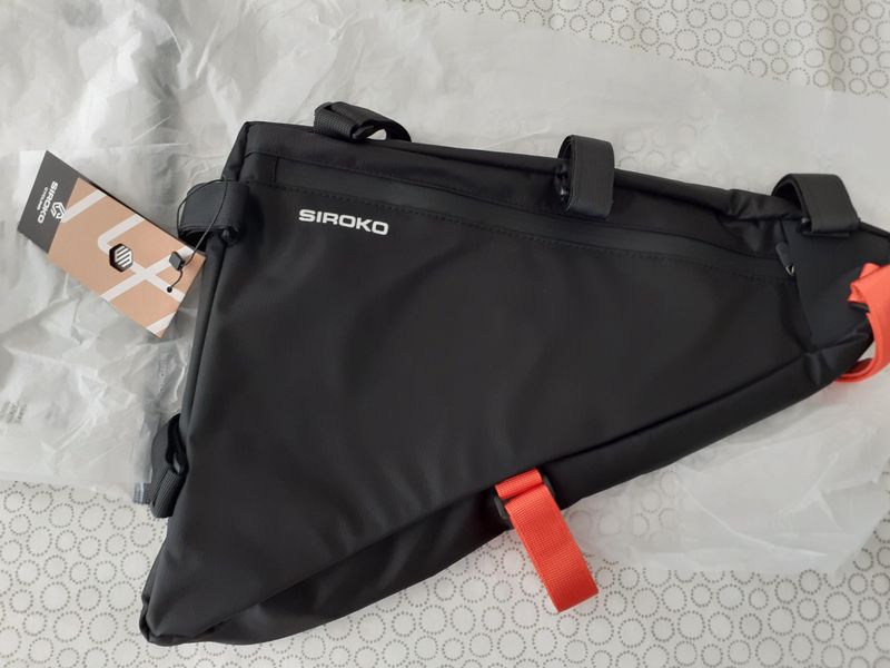 Used Siroko BikePacking Travel Bike Frame Bag Motion Black Cycling Accessories
