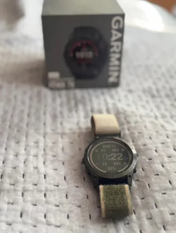 Used Garmin Fenix 7X Solar bike — image 2 of 8