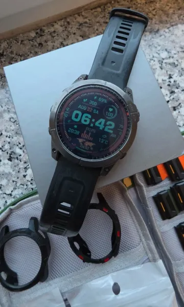 Used Garmin Fenix 7x Solar bike — image 3 of 8