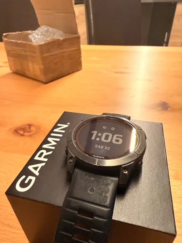 Used Garmin Fenix 7X Pro Sapphire Solar bike — image 6 of 7