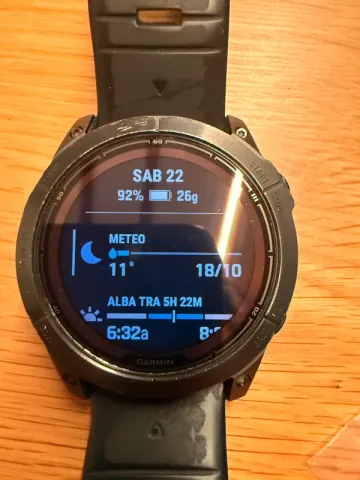 Used Garmin Fenix 7X Pro Sapphire Solar bike — image 2 of 7