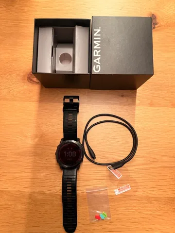 Used Garmin Fenix 7X Pro Sapphire Solar bike — image 3 of 7