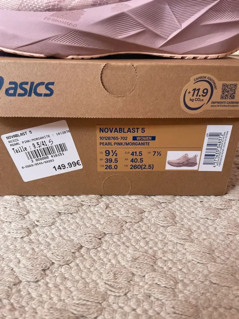 Brugt Asics Novablast 5 bike — billede 2 af 5