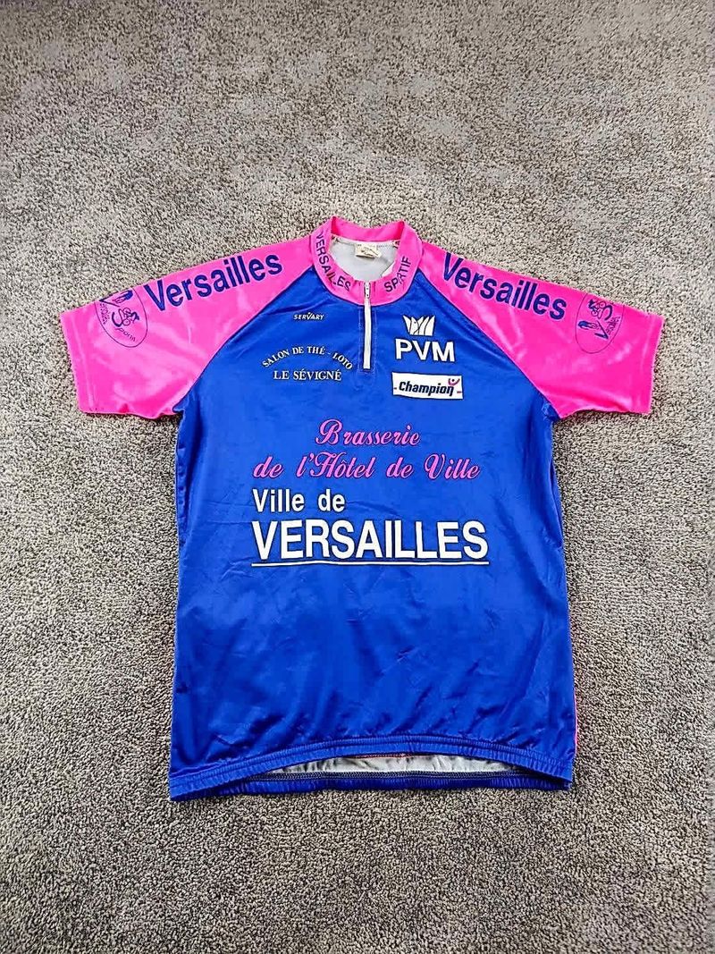 Tweedehands Servary maillot velo homme taille xl -01 8806 cyclisme route respirant Versailles retro Cycling Clothing