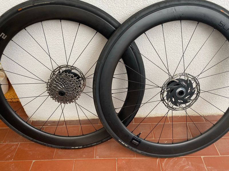Used Giant SLR 2 Carbon Wheels Wheels