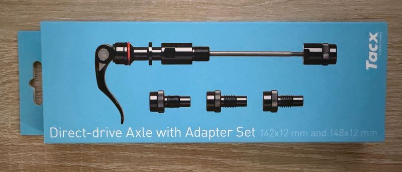 Used Tacx Direct-drive Axle with Adapter Set 2026 Cycling Accessories