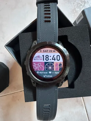 Used Garmin Fenix 7x Solar bike — image 1 of 7