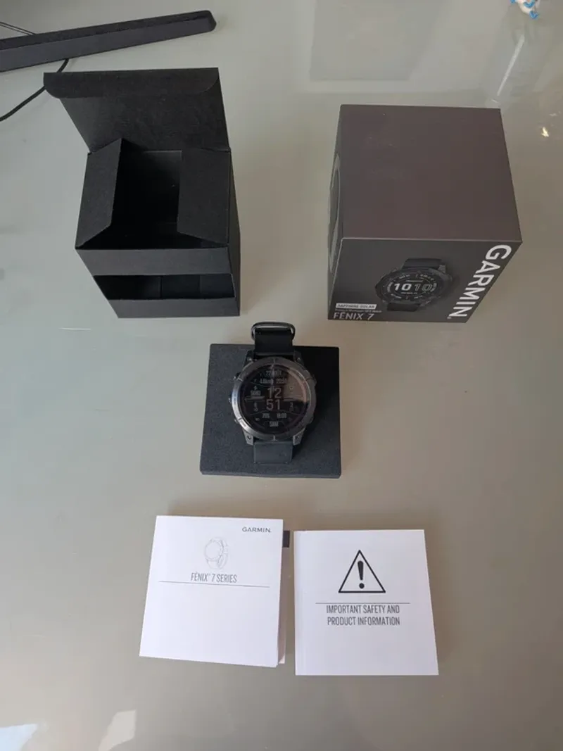 Brugt Garmin Fènix 7 Sapphire Solar Electronics