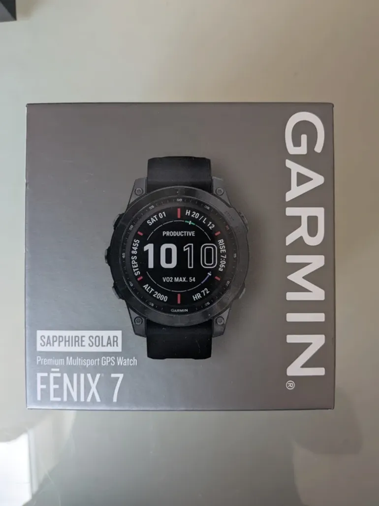 Brugt Garmin Fènix 7 Sapphire Solar bike — billede 3 af 8