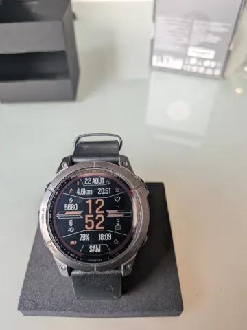 Brugt Garmin Fènix 7 Sapphire Solar bike — billede 2 af 8